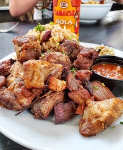 Griot plate from Fritai!